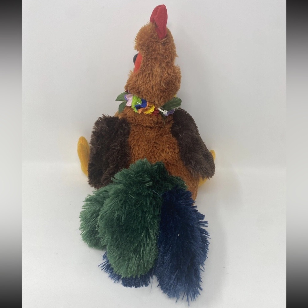 Hawaiian Souvenir Collectibles Passport Kahu Moa Nui 13' Plush Guardian Rooster - Picture 4 of 9